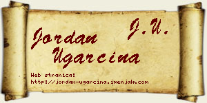 Jordan Ugarčina vizit kartica